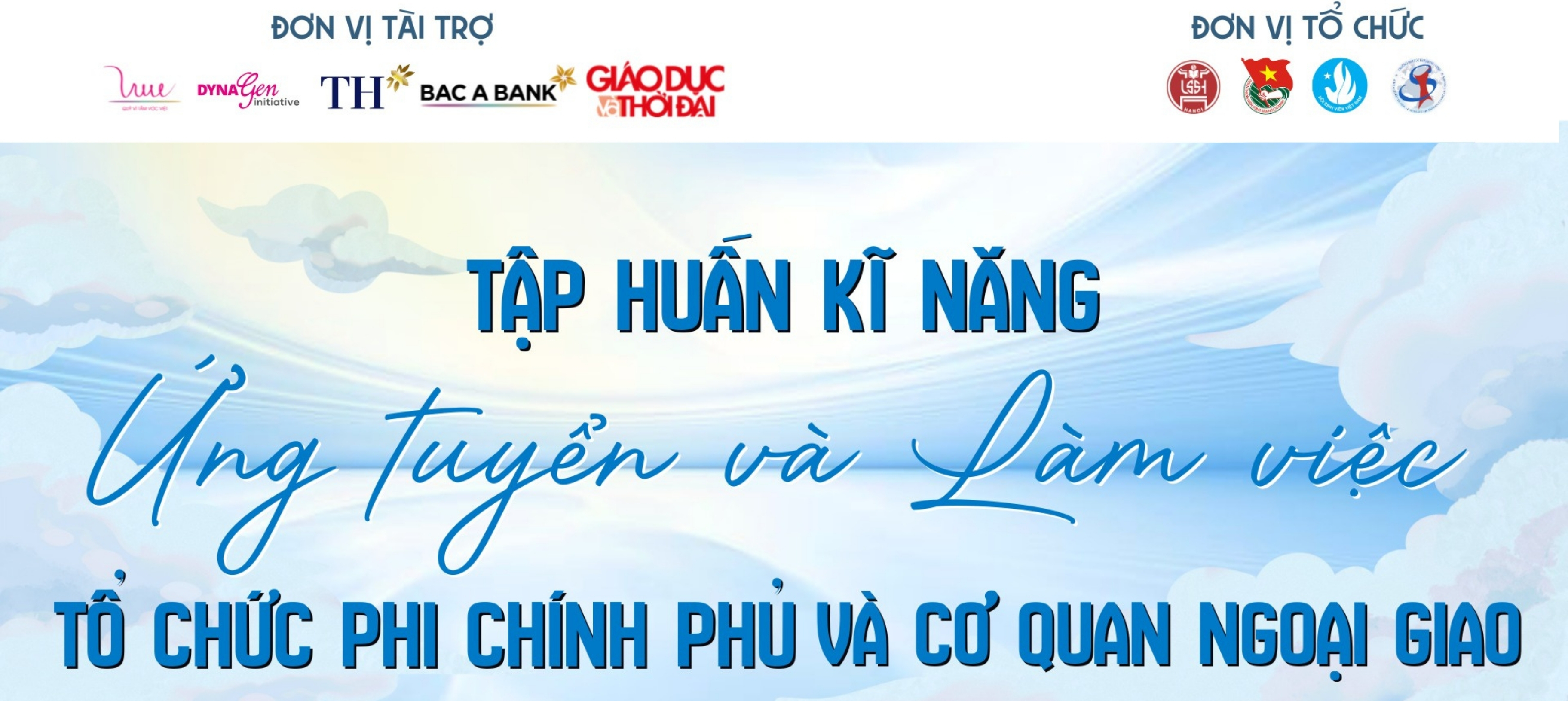 VSF mang tới cơ hội tìm hiểu về kỹ năng ứng tuyển và làm việc tại NGO và các cơ quan ngoại giao đây!